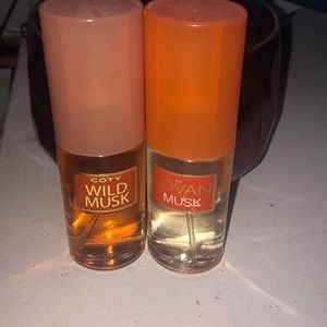 Jovan musk fragrance and coty wild musk fragrance